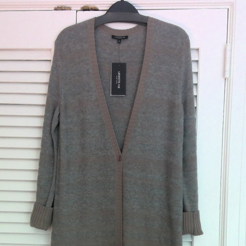 Lafayette 148 beautiful sweater duster